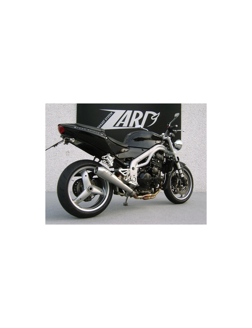 Slip-On Conico per Triumph Speed Triple 955 02-04 - Silenziatore Zard