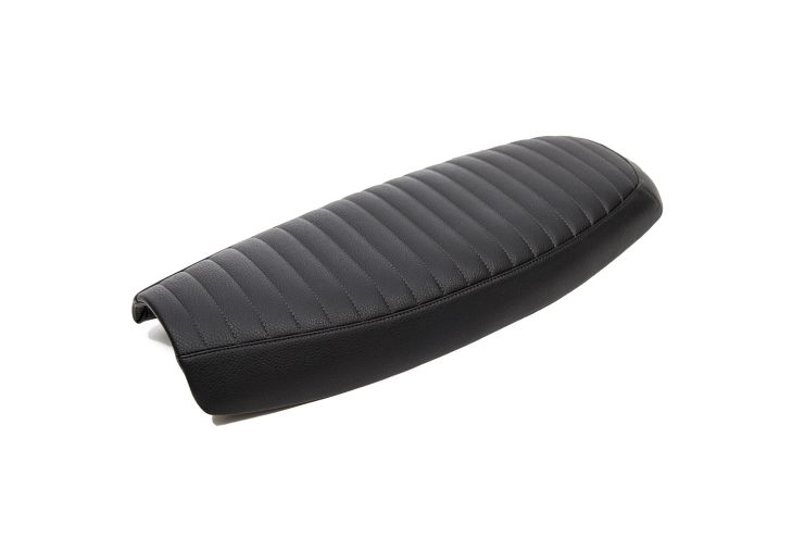 Triumph Bonneville T100/T120 04-17 Slim Saddle Black Stripes