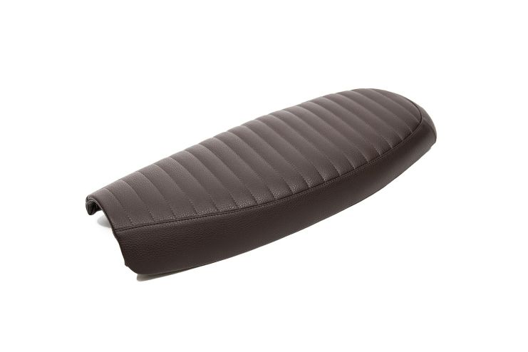 Triumph Bonneville T100/T120 04-17 Slim Saddle - Brown Stripes