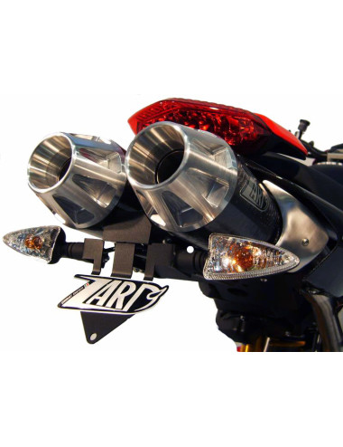 Ducati Hypermotard 796 1100 1100 EVO Exhaust Slip-On Top Gun Stainless-Carbon silencer