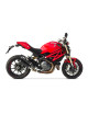 Scarico Silenziatori Ducati Monster 1100 EVO Slip-On Sovrapposto Inox-Carbonio