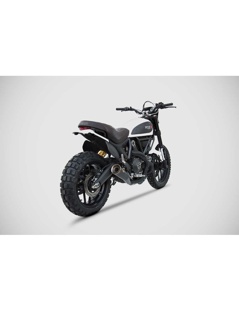 Slip-On Zuma per Ducati Scrambler 800 15-16 Silenziatore Zard