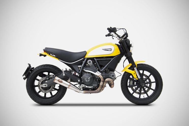 Slip-On Zuma per Ducati Scrambler 800 15-16 - Silenziatore Zard