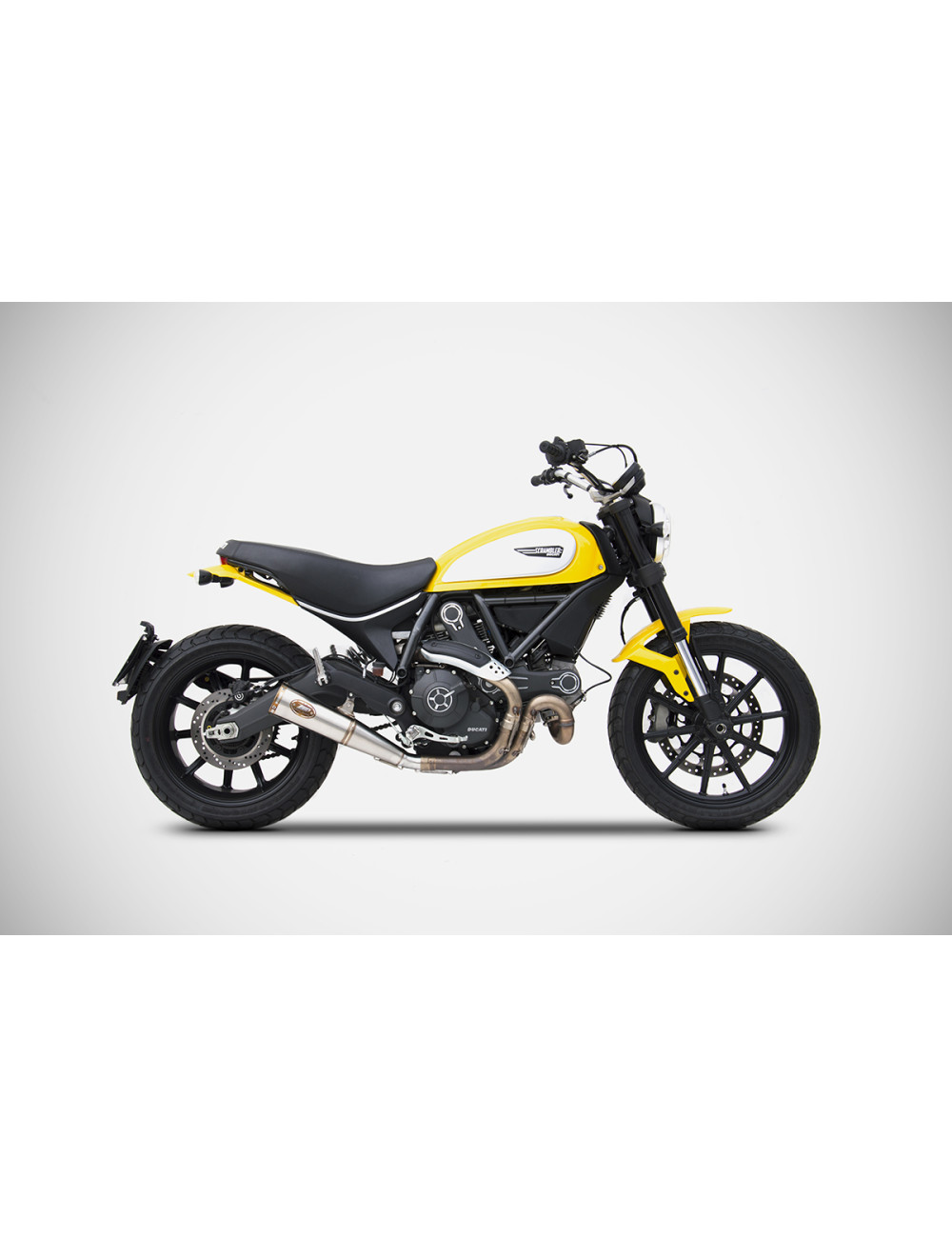 Slip-On Zuma per Ducati Scrambler 800 15-16 - Silenziatore Zard