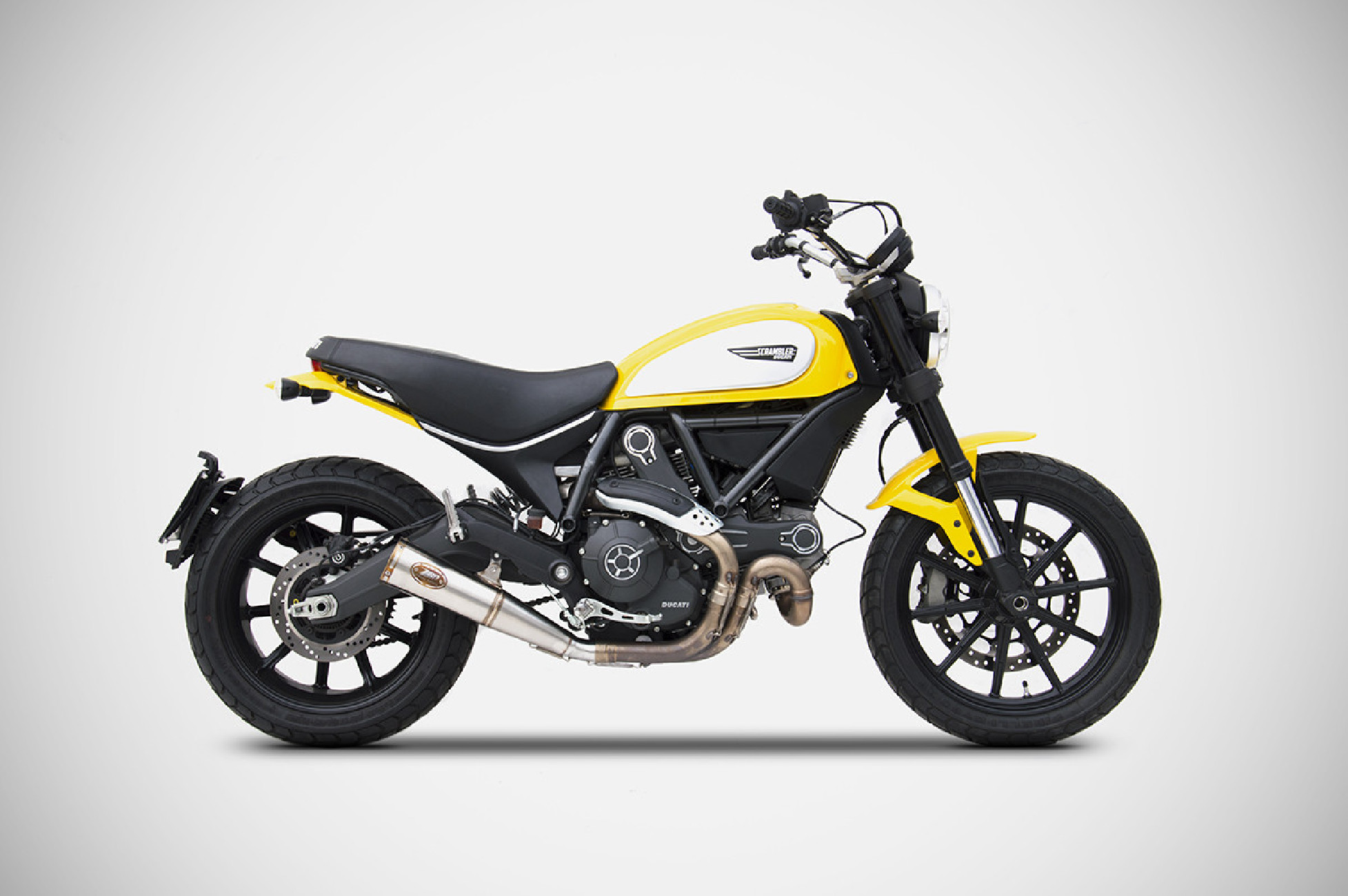 Slip-On Zuma per Ducati Scrambler 800 15-16 - Silenziatore Zard