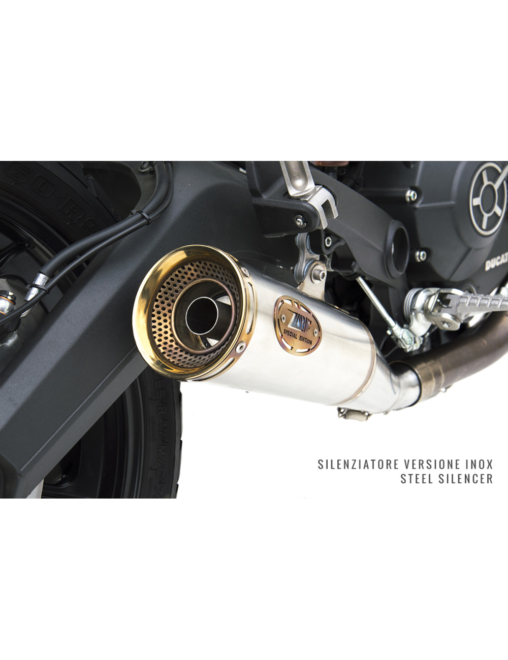 Slip-On Zuma Ducati Scrambler 800 15-16 Zard silencer