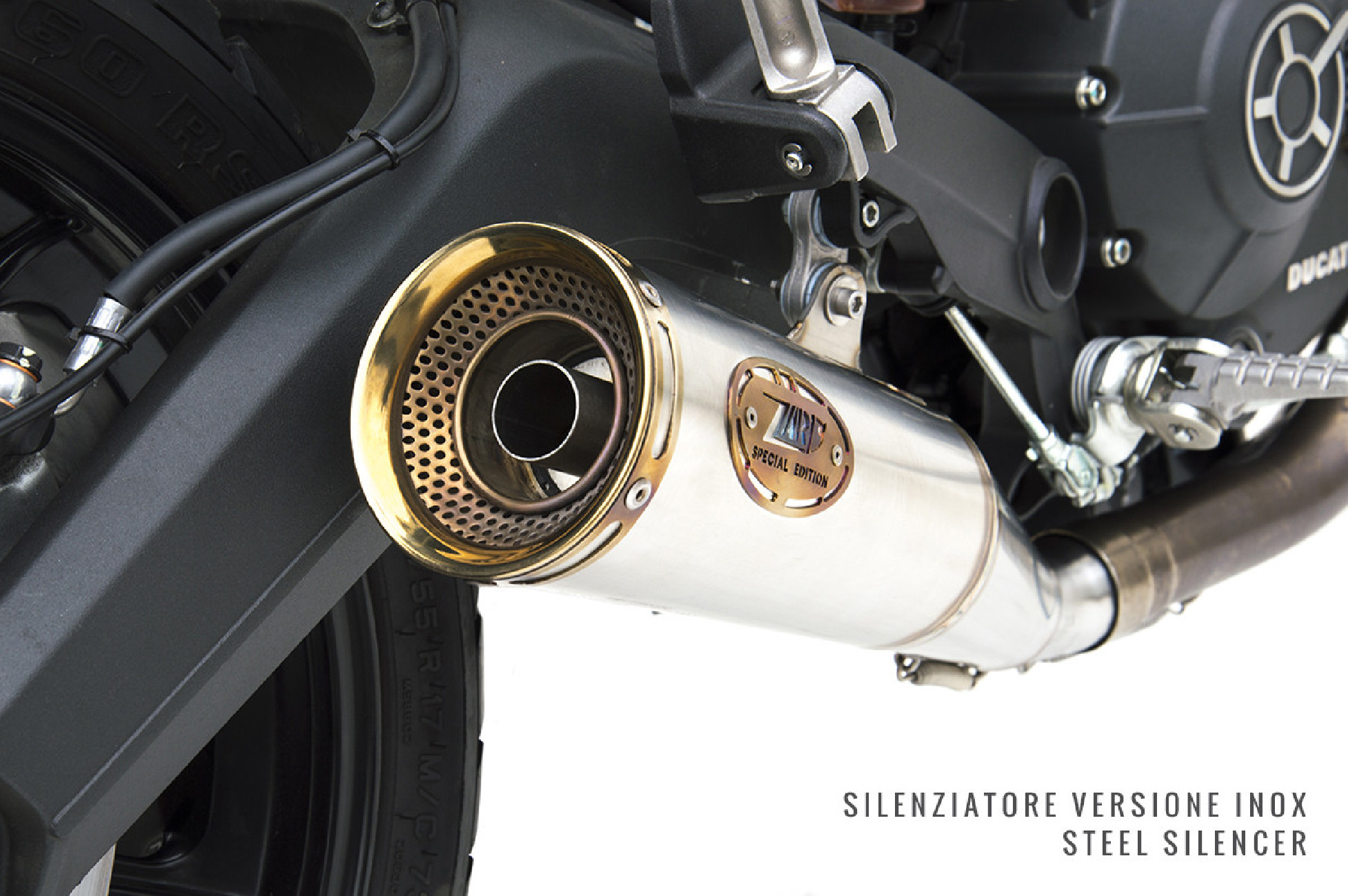 Slip-On Zuma Ducati Scrambler 800 15-16 Zard silencer