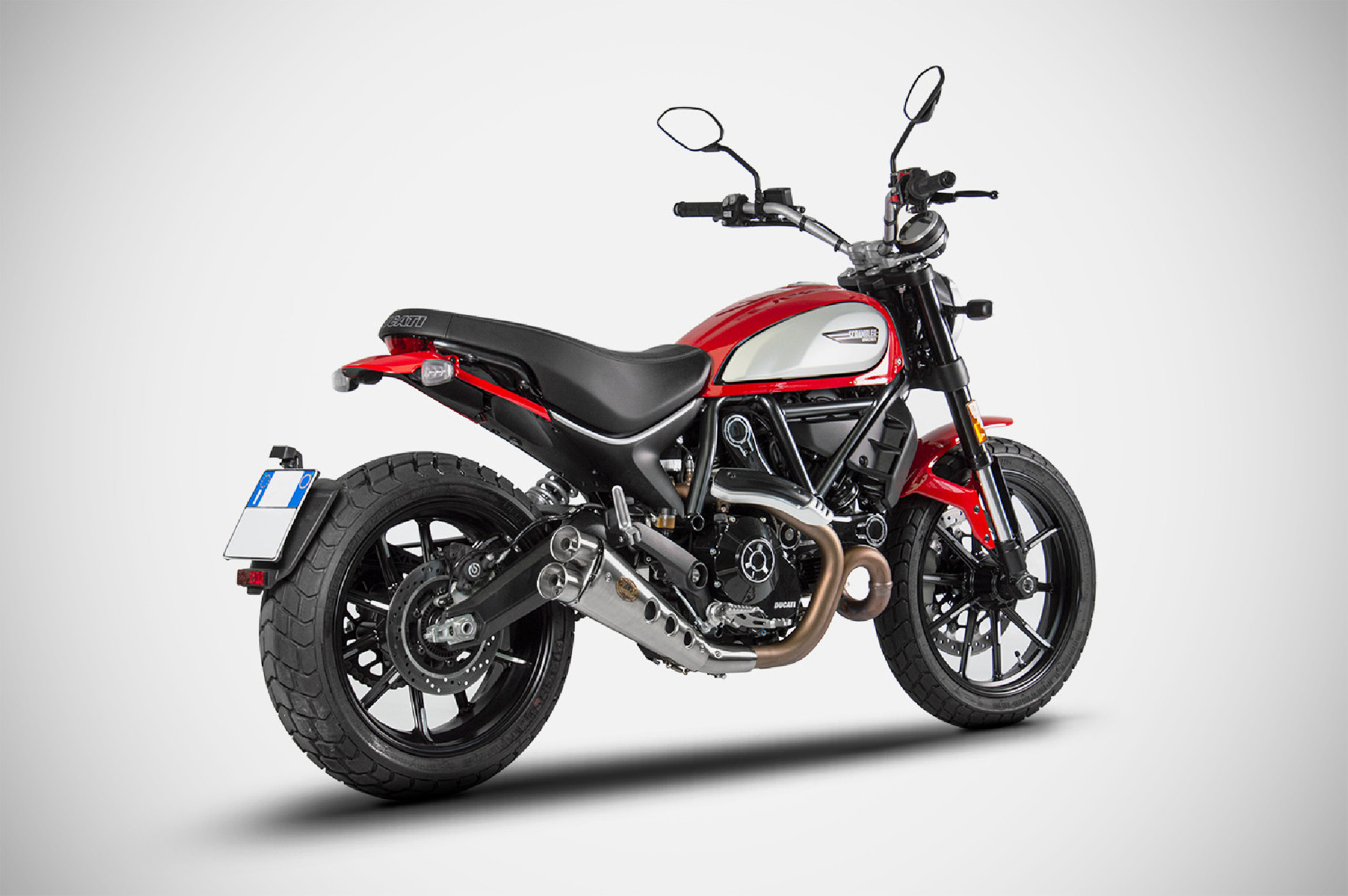 Ducati Scrambler 800 exhaust 21-22 Special Edition - Stainless steel silencer