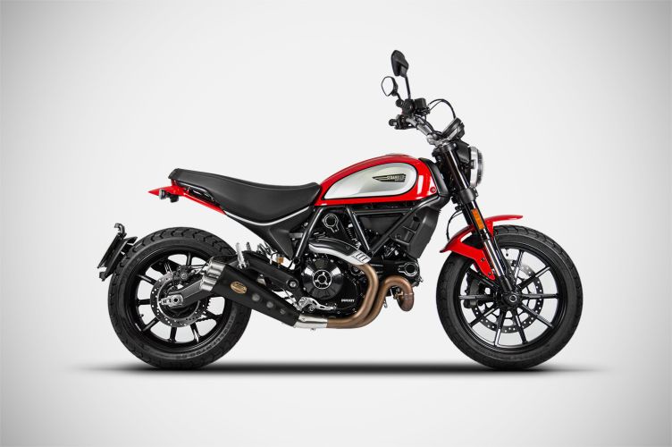 Ducati Scrambler 800 exhaust 21-22 Special Ed Stainless steel silencer