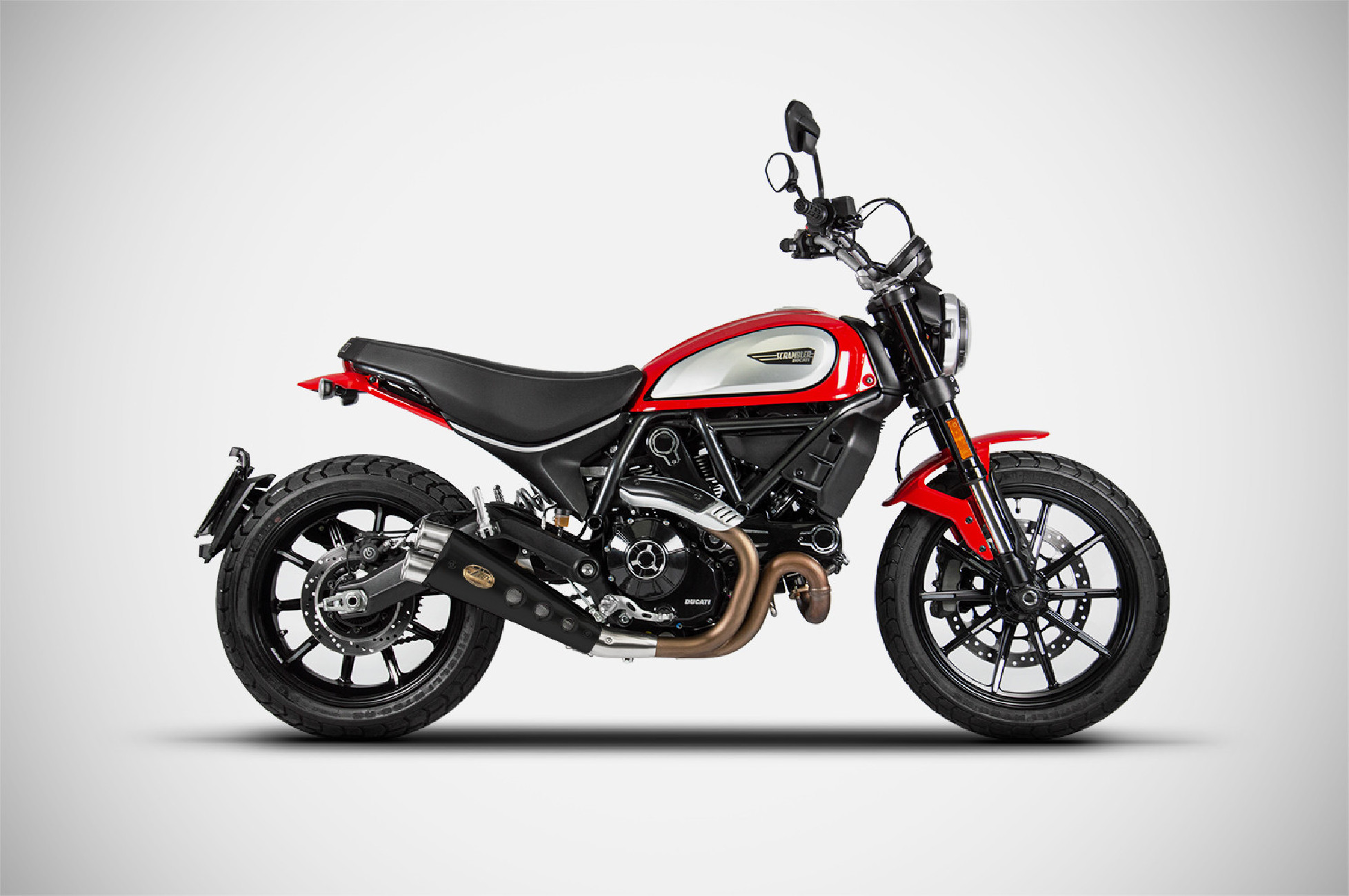 Ducati Scrambler 800 exhaust 21-22 Special Ed Stainless steel silencer