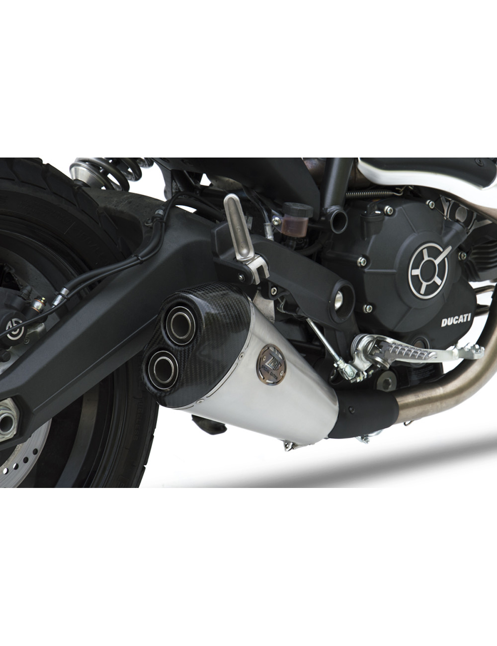 Ducati Scrambler 800 15-16 exhaust Stainless silencer