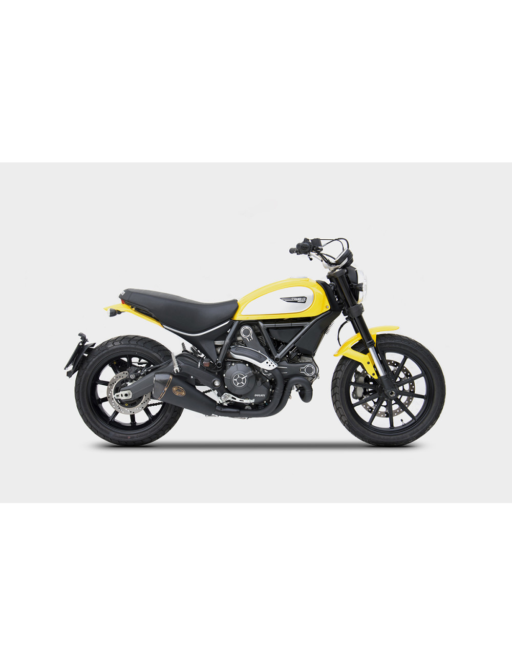 Ducati Scrambler 800 15-16 exhaust Stainless Carbon silencer