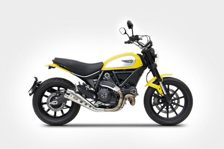 Scarico Ducati Scrambler 800 17-20 Slip-On Silenziatore Inox