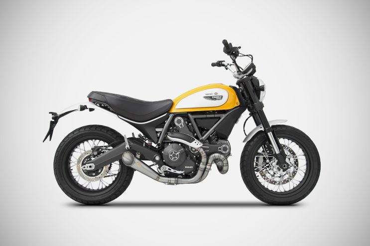 Full Kit Conical Ducati Scrambler 800 15-16 Impianto di Scarico Zard