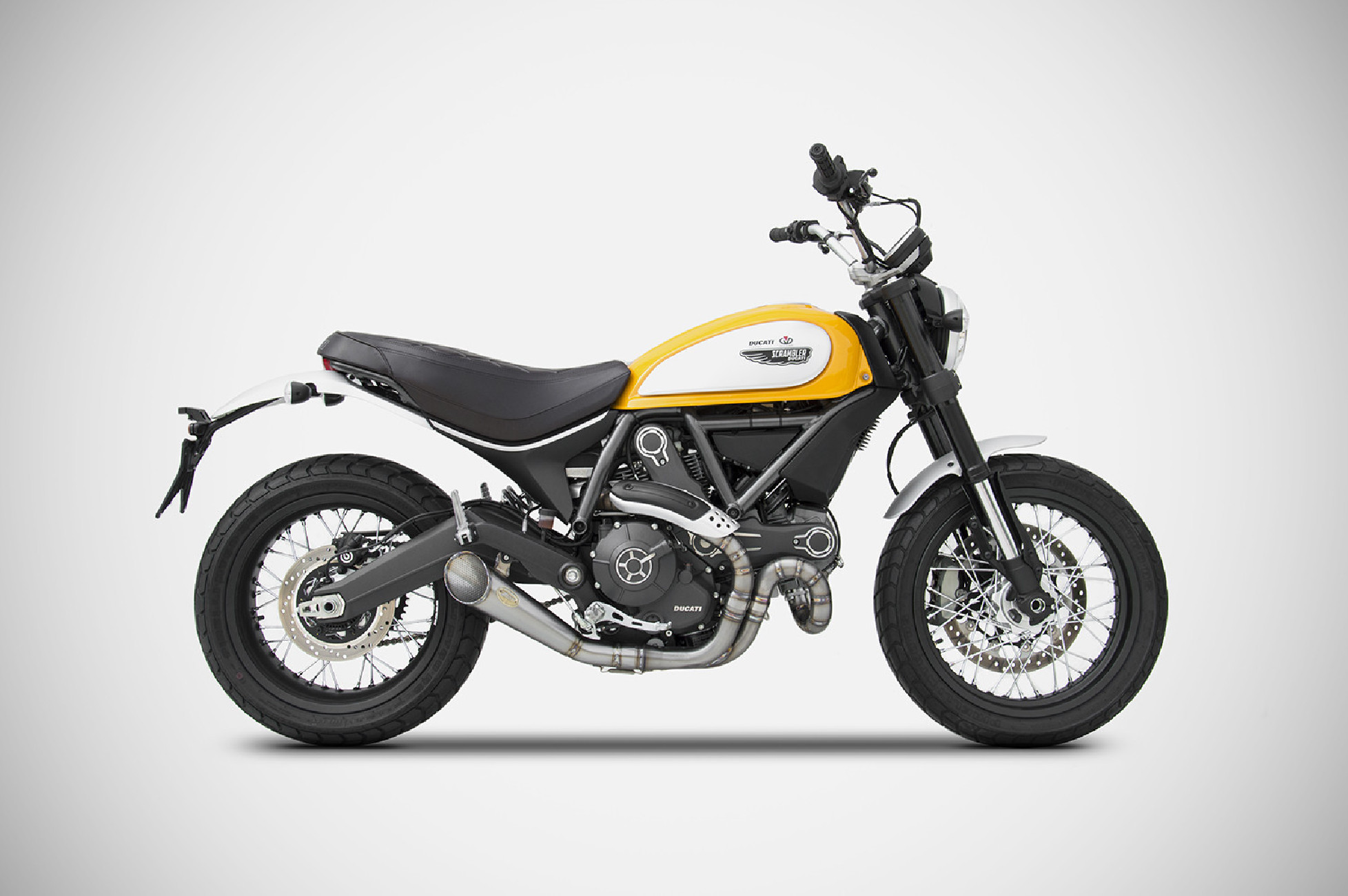 Full Kit Conical Ducati Scrambler 800 15-16 Impianto di Scarico Zard
