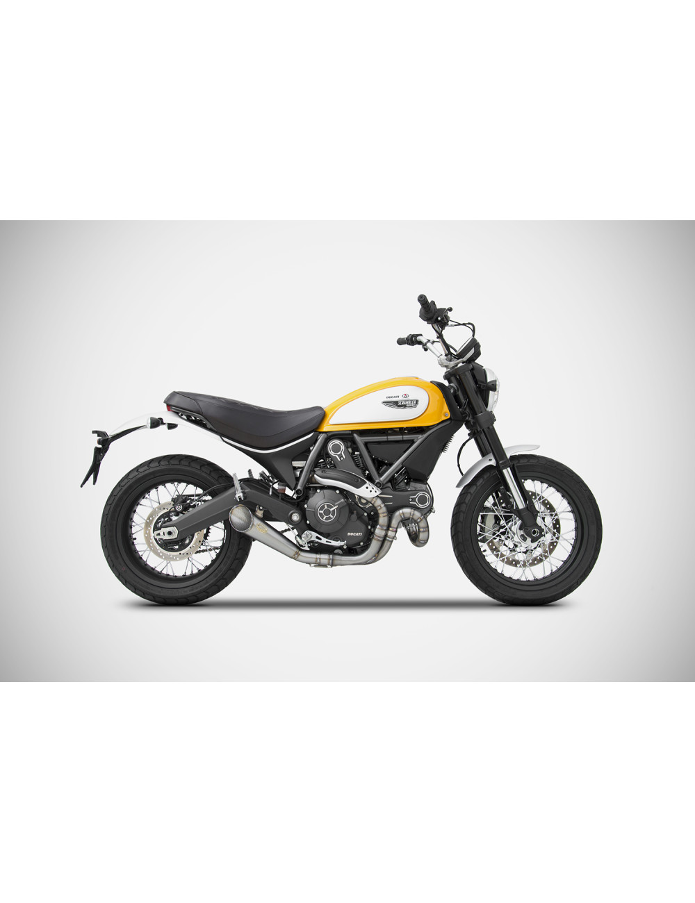 Full Kit Conical Ducati Scrambler 800 15-16 Impianto di Scarico Zard