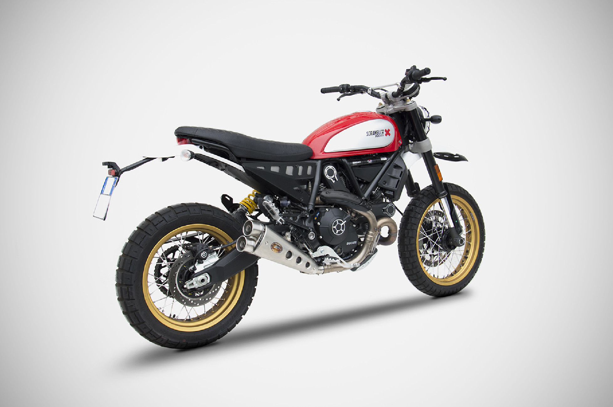Zard silencer Ducati Scrambler Desert Sled 800 17-20 Special Ed