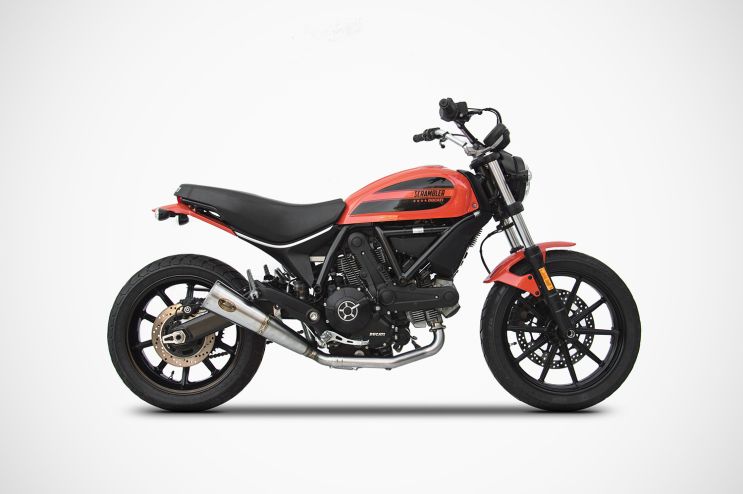 Scarico Silenziatore Ducati Scrambler Sixty2 16-19 Slip-On ZARD