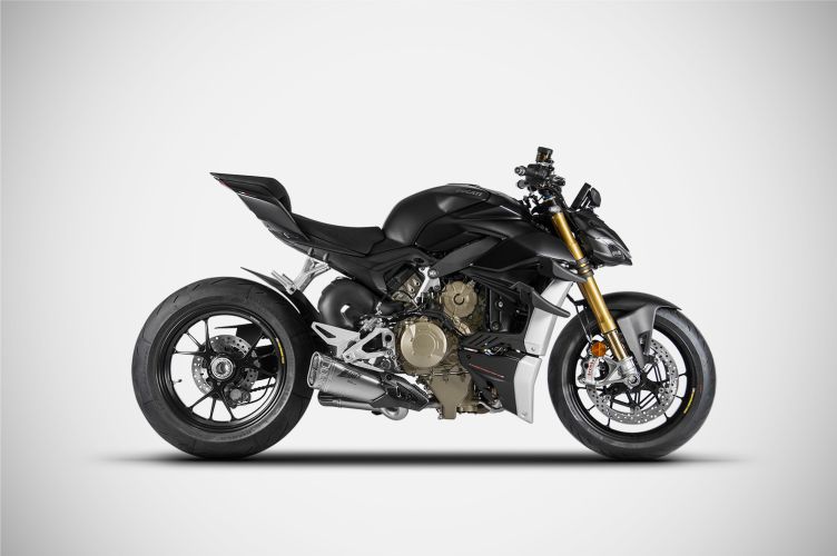 Ducati Streetfighter Exhaust V4/V4S 20-22 Slip-On ZARD Titanium