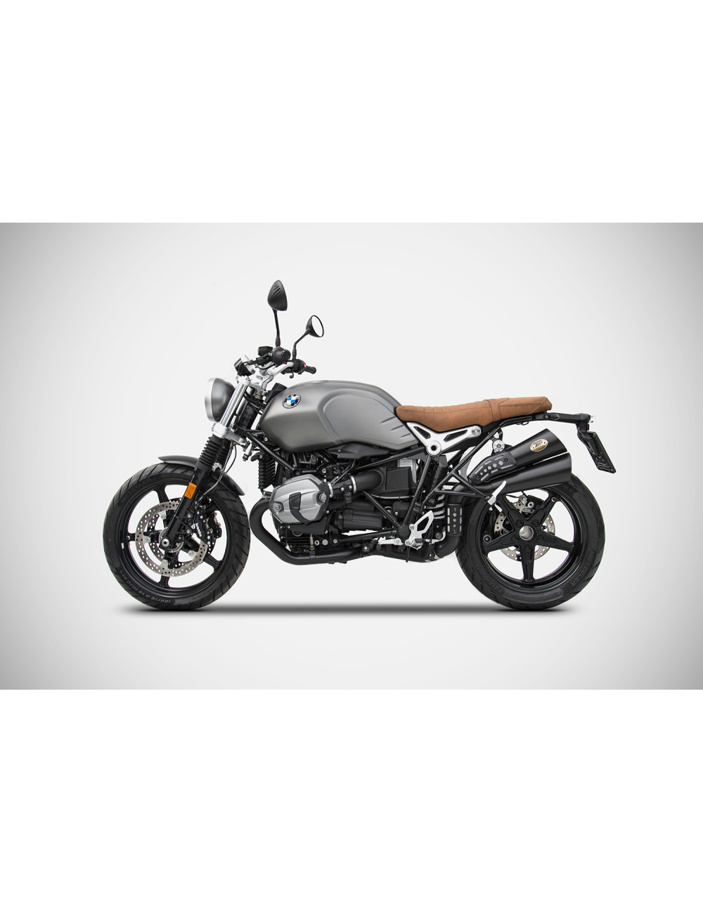 BMW R nine T Scrambler Exhaust Hardy Slip-On 17-20 ZARD