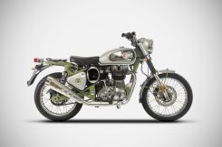 Royal Enfield Bullet 500 Trials 19-20 Slip-On ZARD stainless steel silencer