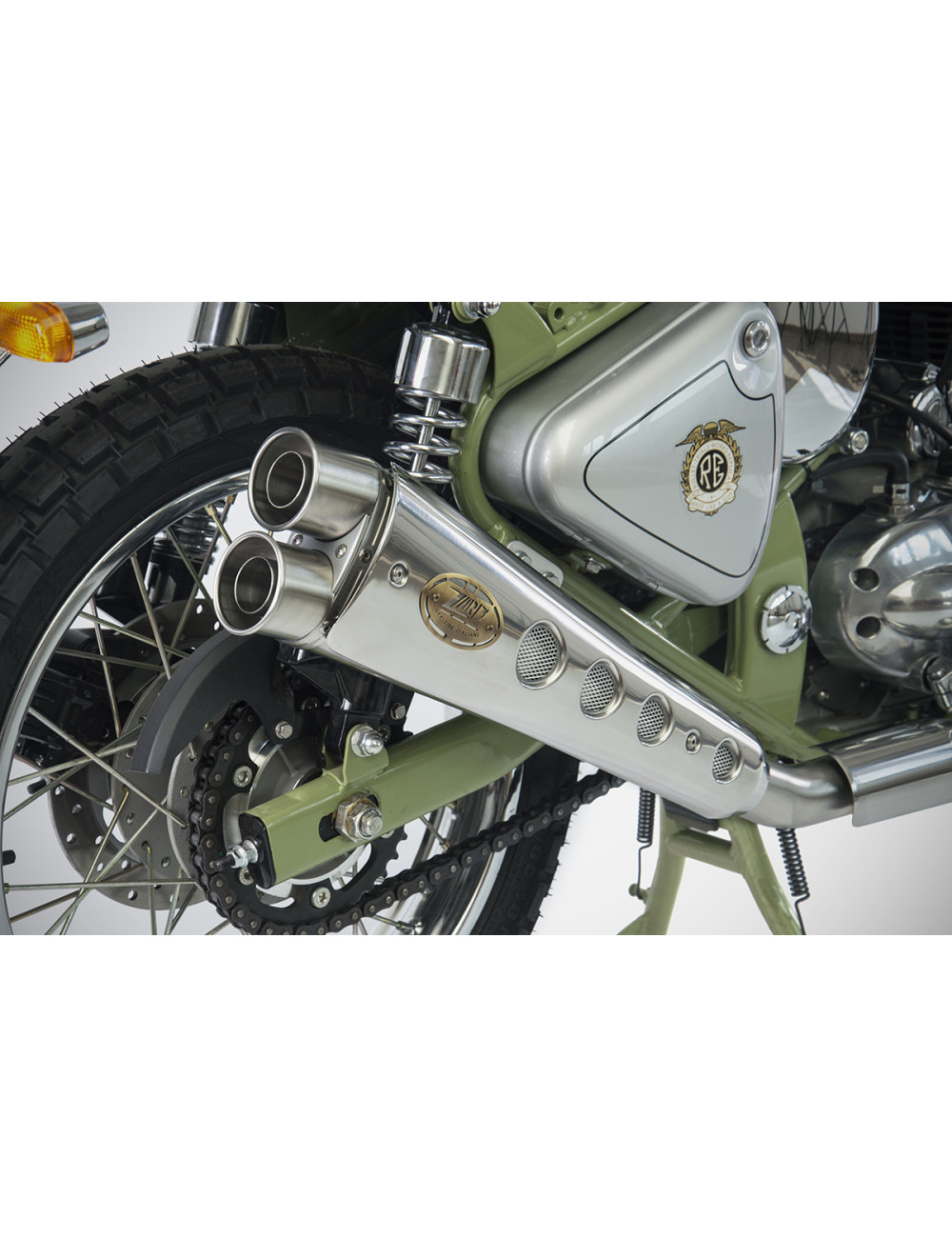 Royal Enfield Bullet 500 Trials 19-20 Slip-On stainless steel silencer