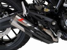 Scarico Ducati Scrambler 800 23-24 Slip-On ZARD Silenziatore Titanio Carbonio