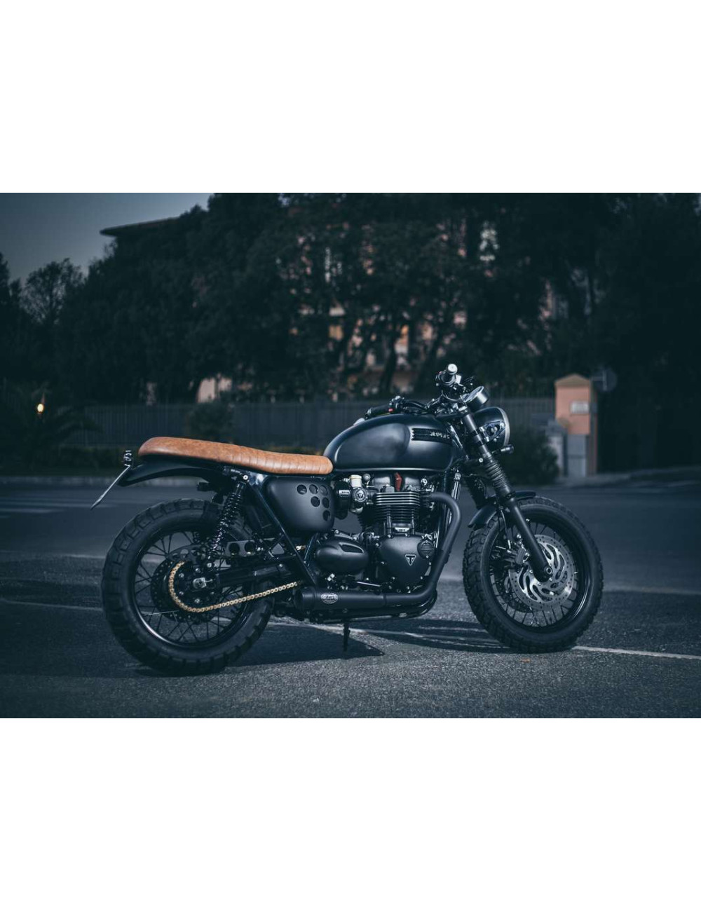 Triumph Bonneville T100 2017 2020 exhaust