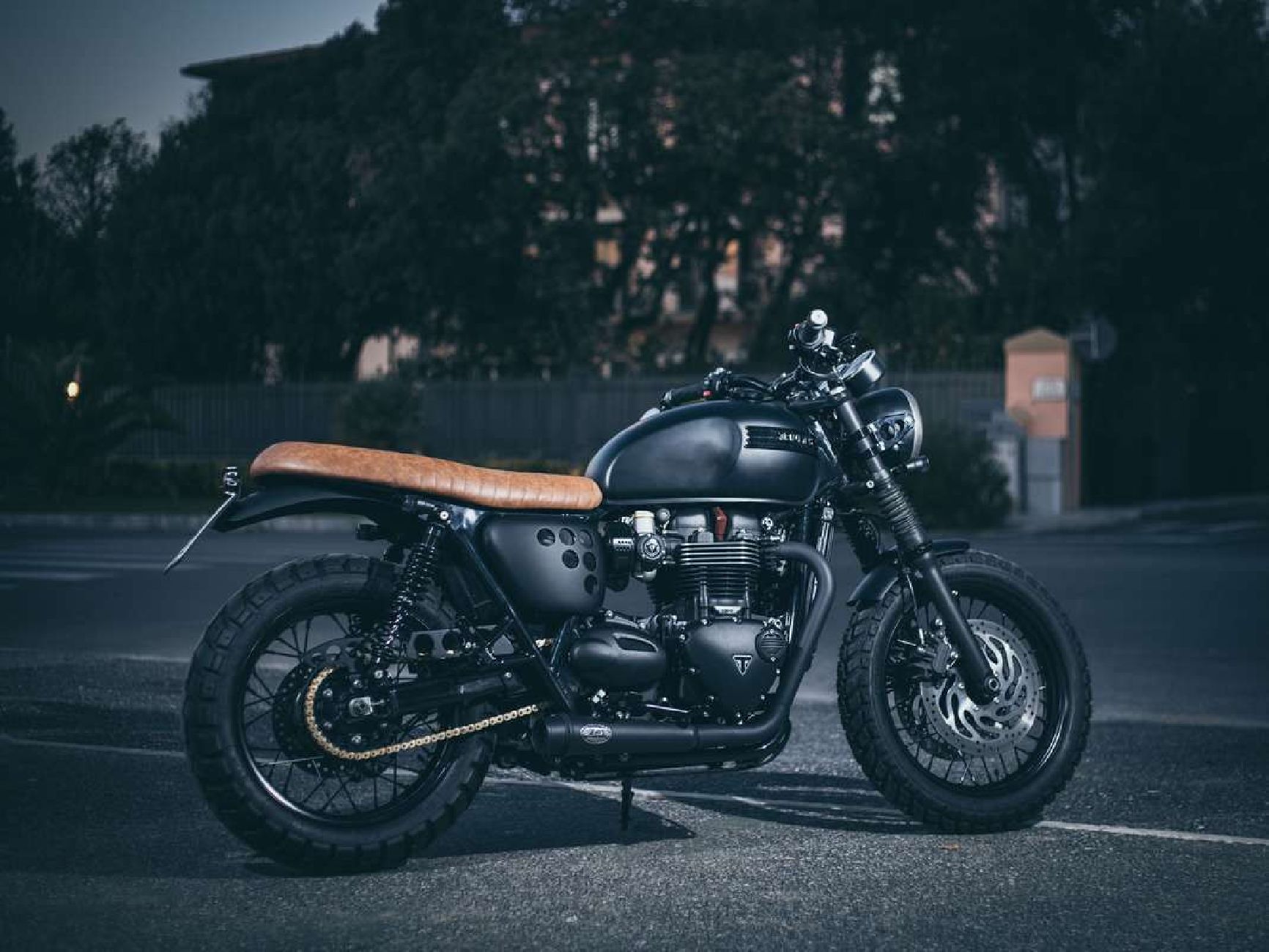 Triumph Bonneville T100 2017 2020 exhaust
