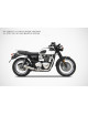 Conversion Rear Exhaust Triumph Bonneville T120