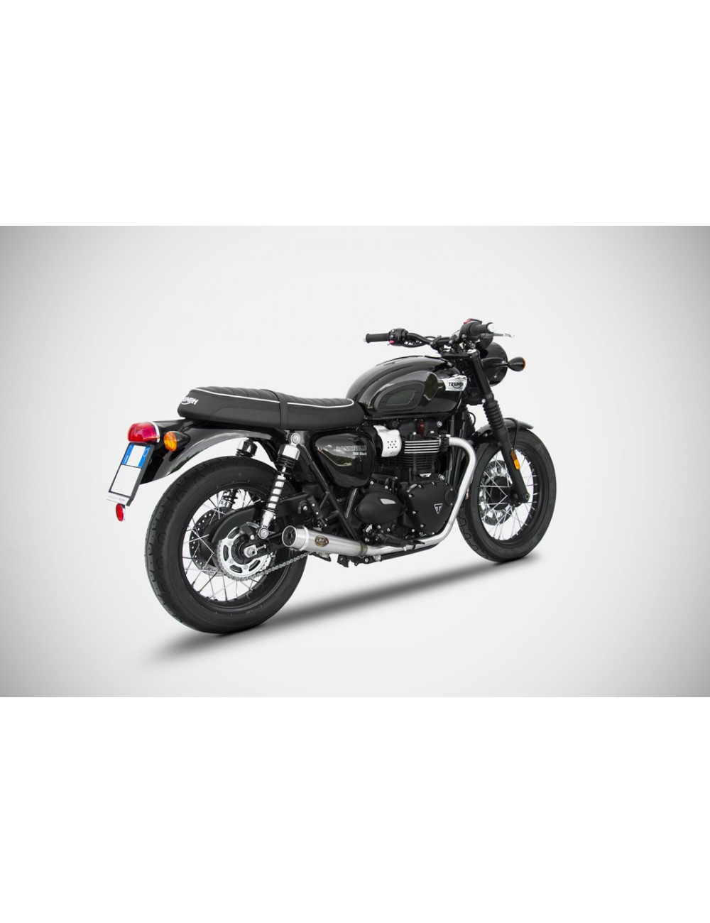 Trasformazione Scarico Arretrato Triumph Bonneville T100 2017 2020