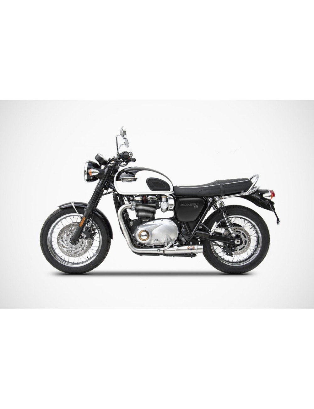 Scarico Triumph Bonneville T120 16-20 - Inox Racing & Omologato