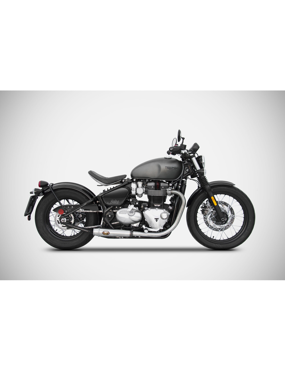 Silenziatori Triumph Bobber 1200 (2017-2020) Slip-On - Acciaio Inox