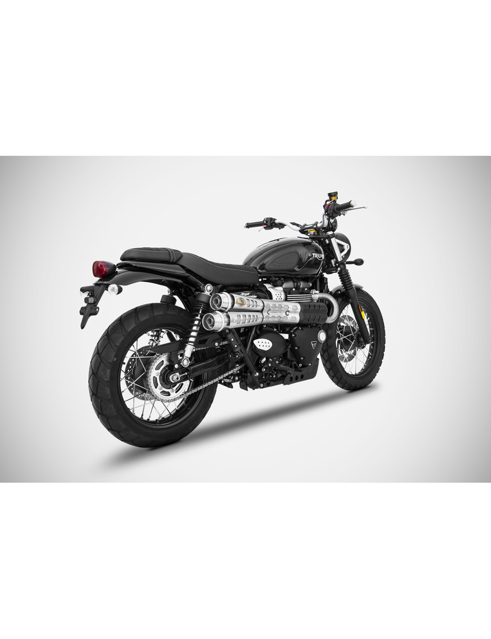 Slip-On Six Days per Triumph Scrambler 900 21-23 Silenziatori Zard