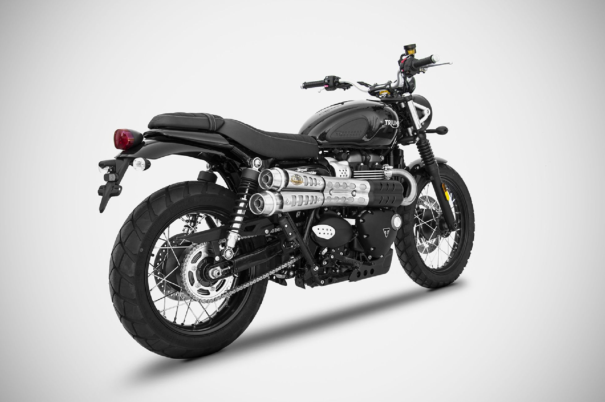 Slip-On Six Days for Triumph Street Scrambler 17-20 Zard silencers
