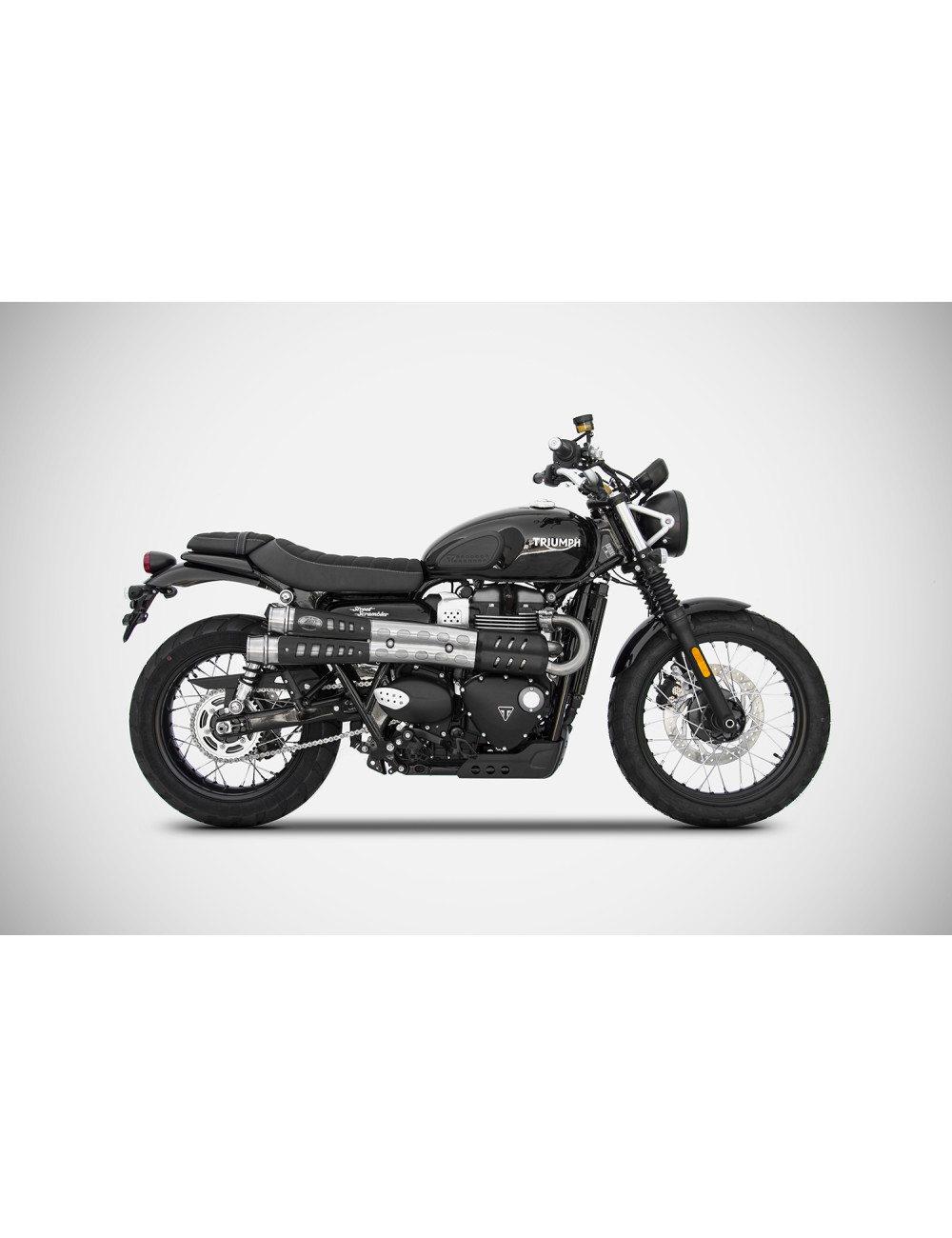 Slip-On Six Days Triumph Street Scrambler 17-20 - Silenziatori Zard