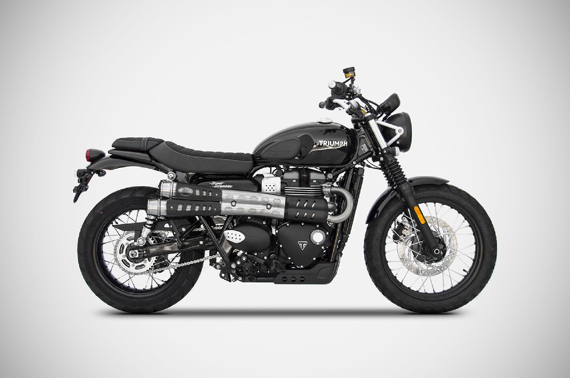 Slip-On Six Days Triumph Street Scrambler 17-20 - Zard silencers