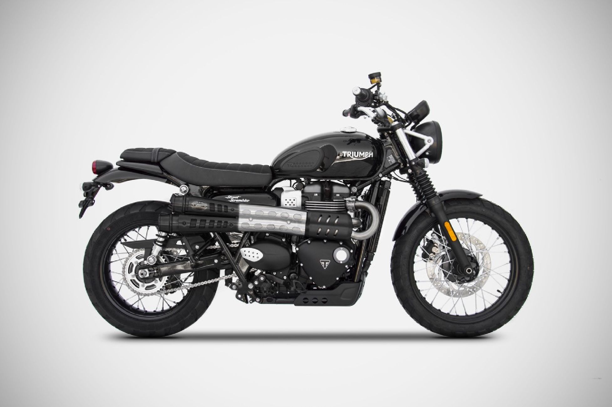 Slip-On Six Days Triumph Street Scrambler 17-20 Silenziatori Zard