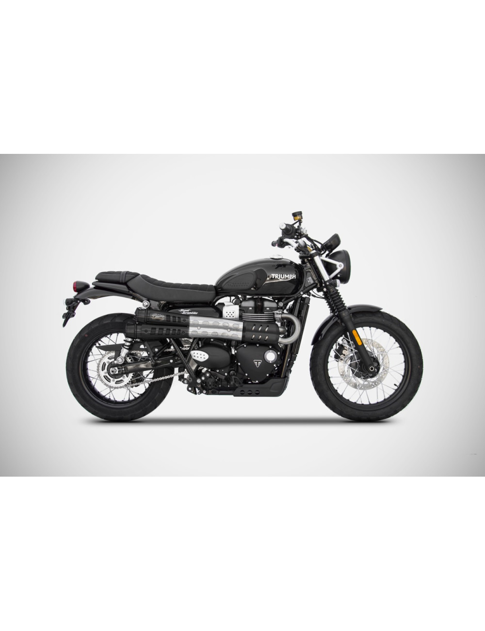 Slip-On Six Days Triumph Street Scrambler 17-20 Zard silencers