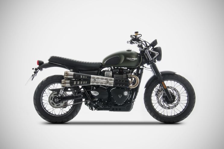 Conical Slip-On for Triumph Street Scrambler 17-20 - Zard silencers