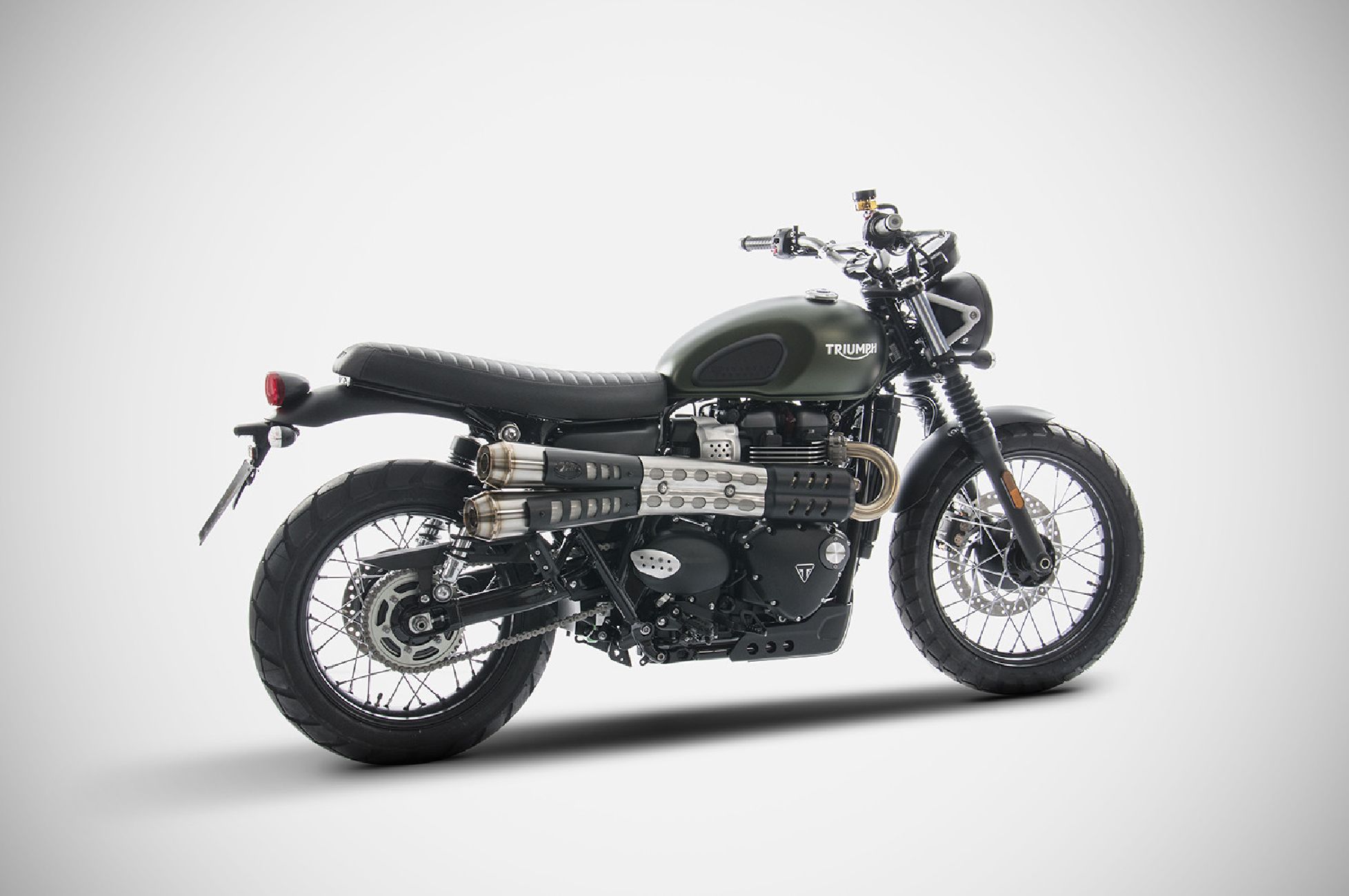 Slip-On Conico per Triumph Street Scrambler 17-20 Silenziatori Zard