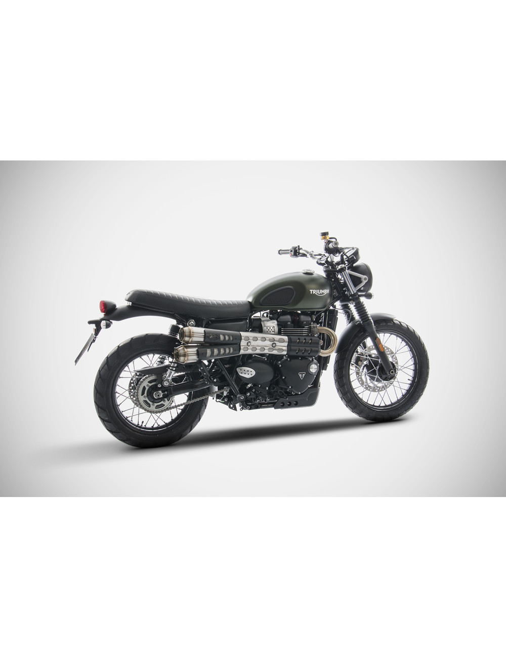 Slip-On Conico per Triumph Street Scrambler 17-20 Silenziatori Zard