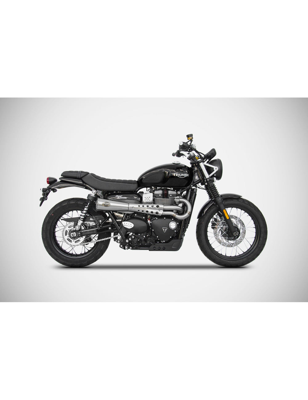 Full Kit Tiger 70 Triumph Street Scrambler 17-20 Impianto Scarico Zard