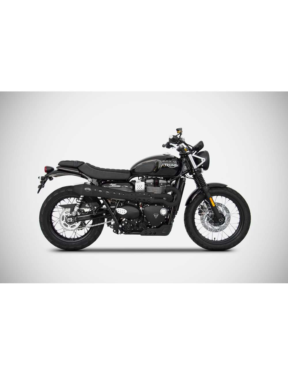 Kit Completo Conico Alto Triumph Street Scrambler 17 20 Impianto Scarico Zard