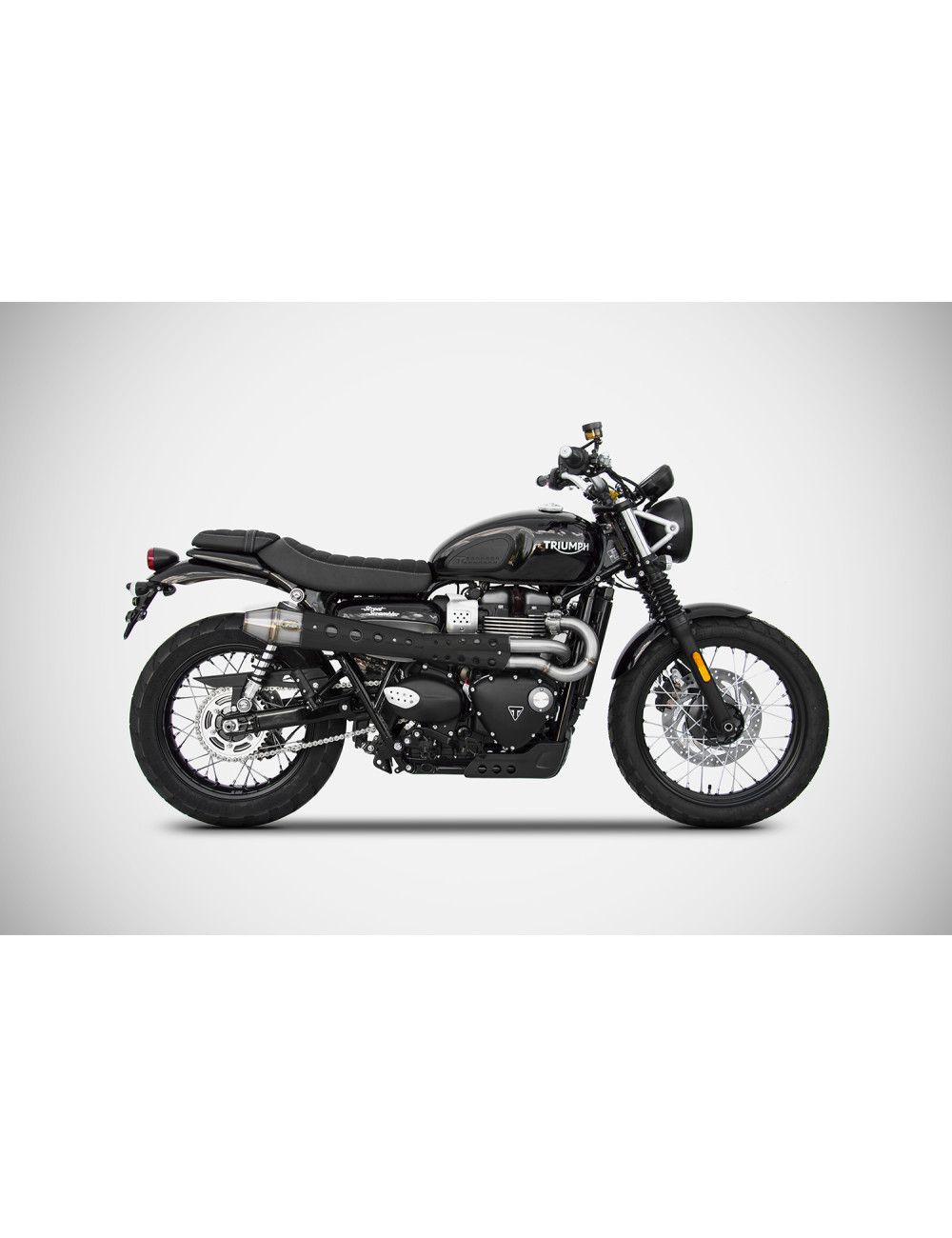 Kit Completo Conico Alto Triumph Street Scrambler 17-20 Scarico Zard