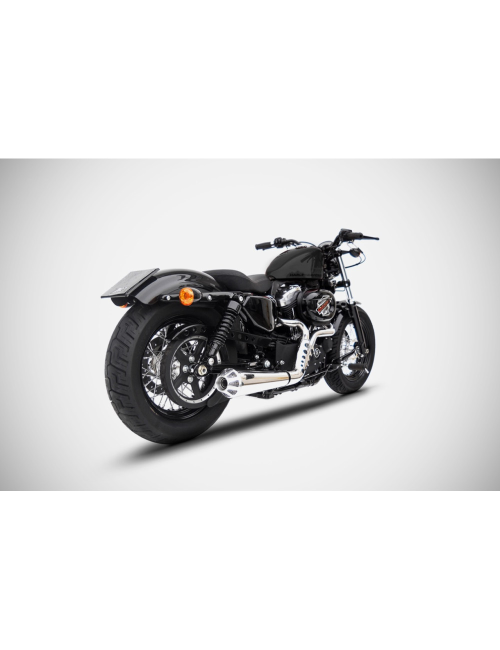 Scarico SPORTSTER 883 CONICO Harley Davidson Acciaio Inox