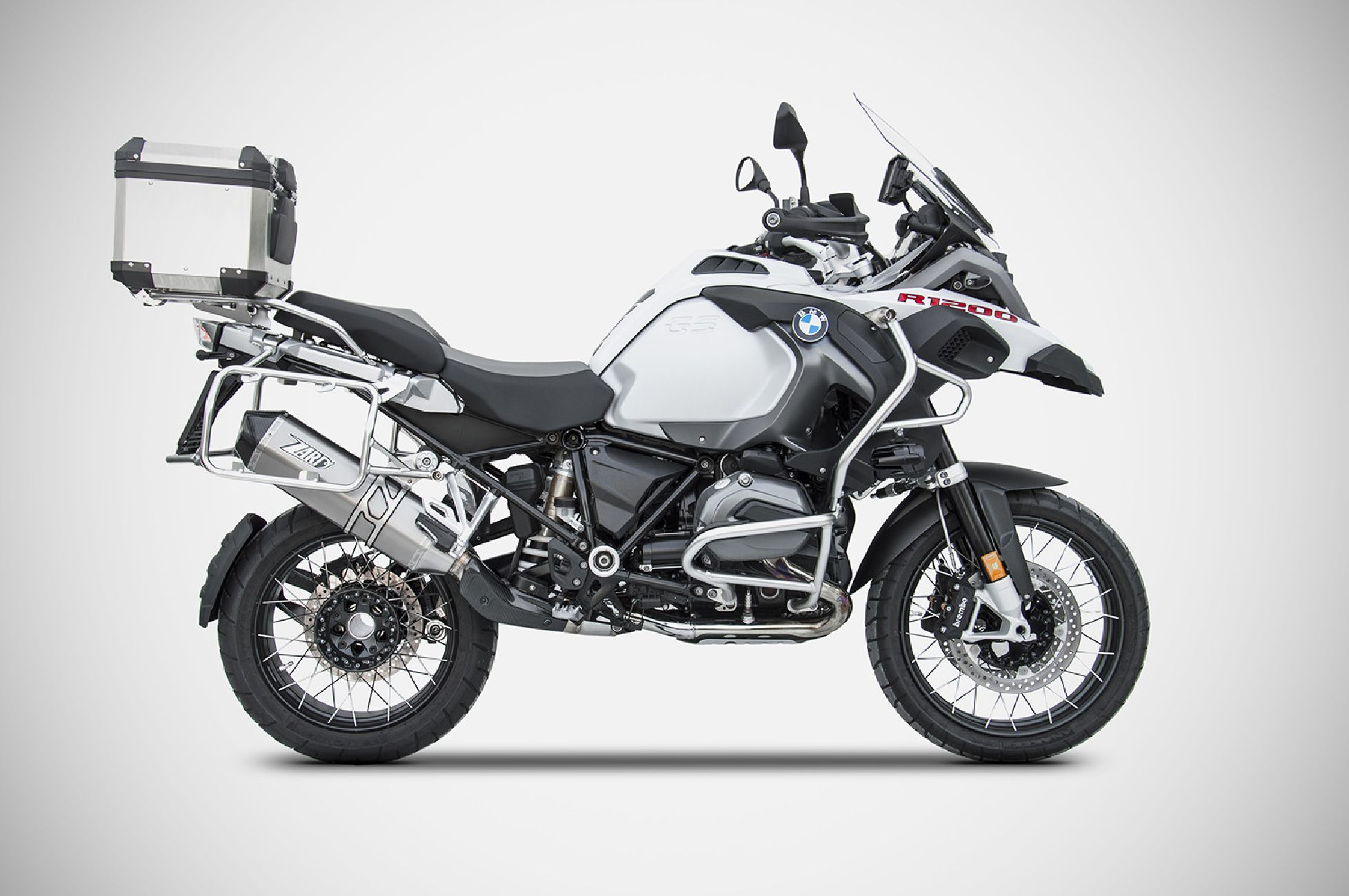 Scarico BMW R 1200 GS PENTA R Slip-On (17-18) Acciaio Inox e Carbonio