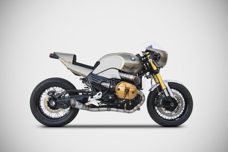 BMW R nine T Exhaust ZARD Full Kit 17-20 Titanium Racing