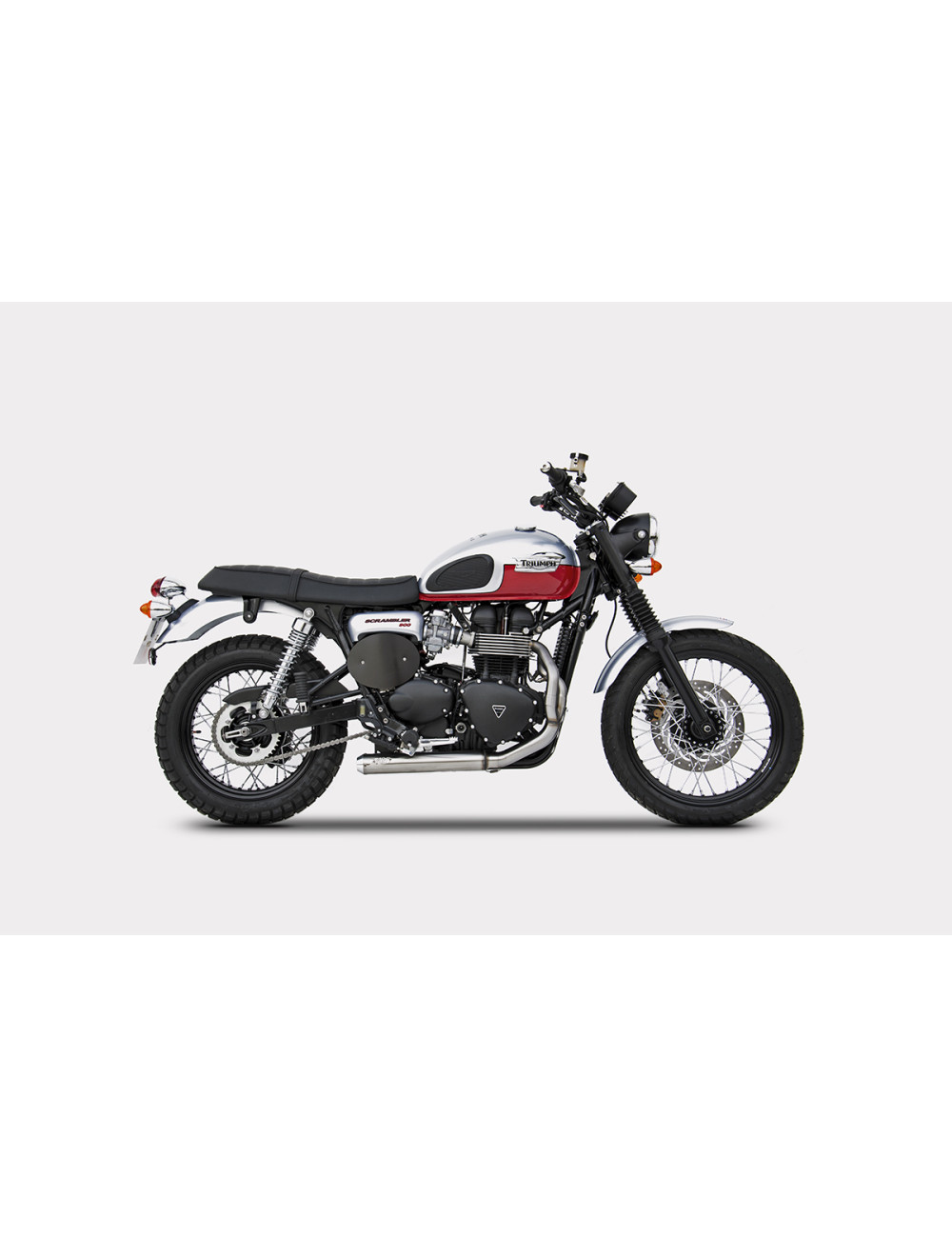 Scarico Triumph Bonneville T100 - Iniezione 08-16 Full Kit Cross