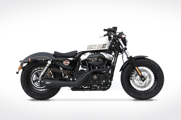 Scarico Sportster Evo 883-1200 Full kit Sport (14-16) Silenziatori Inox Harley-Davidson Zard